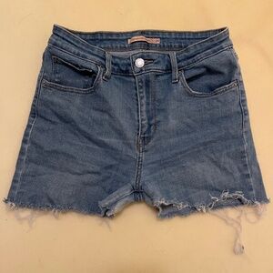 Women’s Levi 721 High Rise Skinny Cut-off Shorts